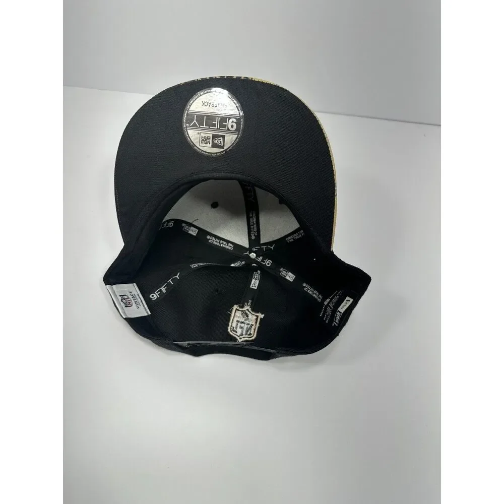 Dallas Cowboys New Era 9FIFTY Snapback Hat Navy NFL Side Patch Flat Brim